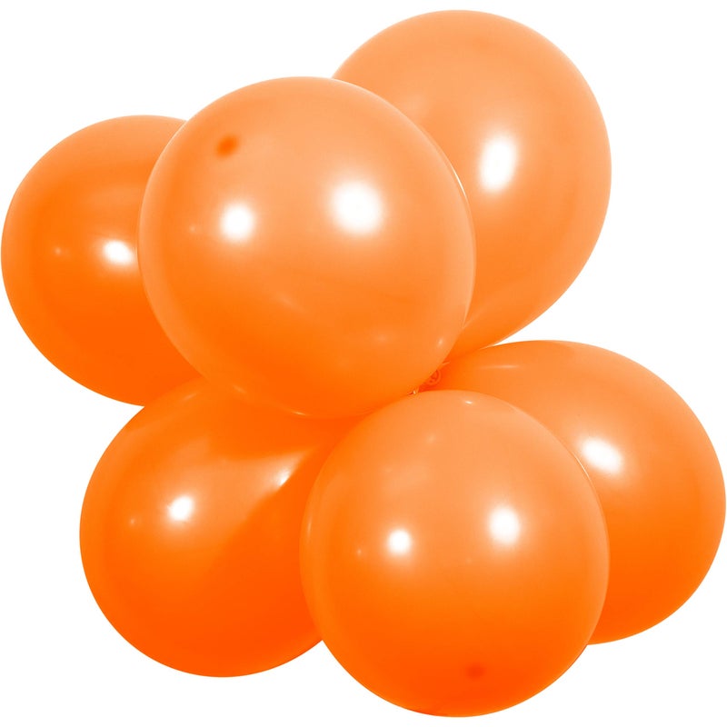 Creative Converting 15 Count Latex Balloons, 12", Sunkissed Orange - Image 3